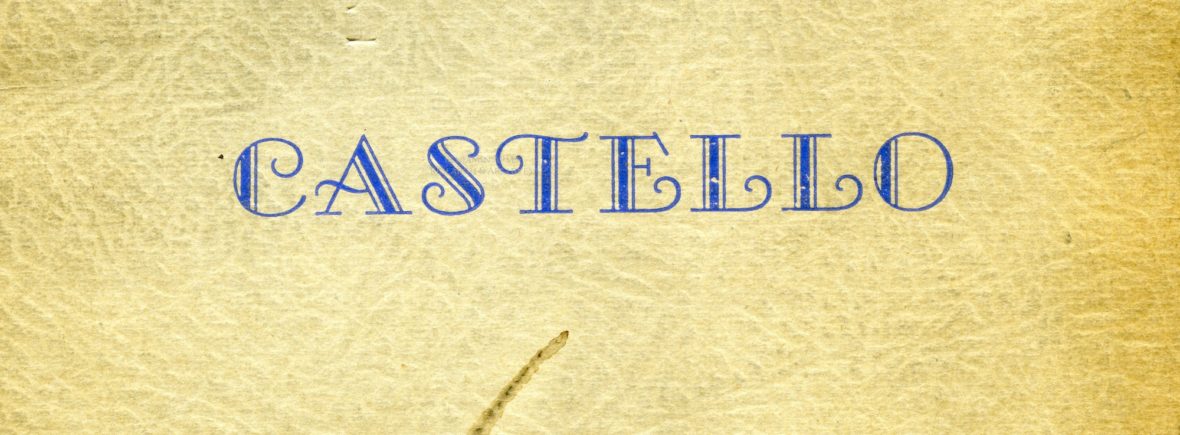 Castello fencing equipment catalog cover 1939