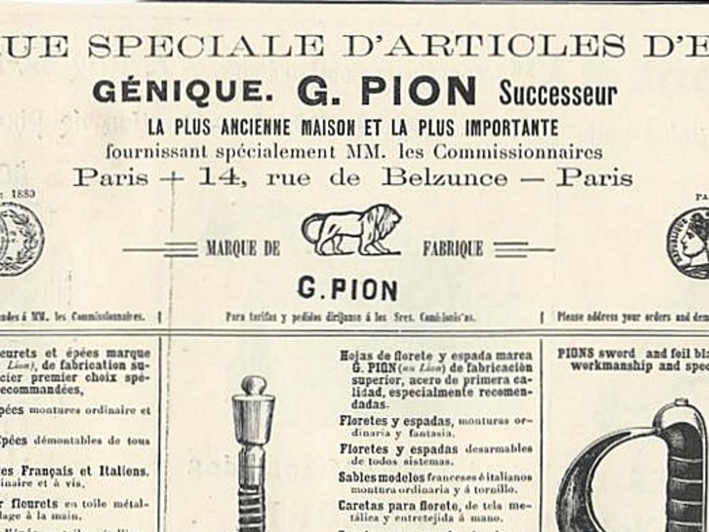G. Pion Paris Advertisement