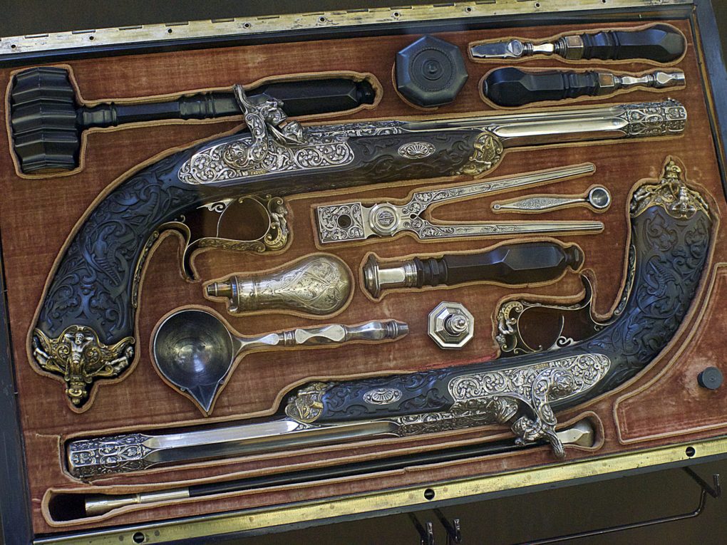 Case of pistols by Zaoue a Marseille