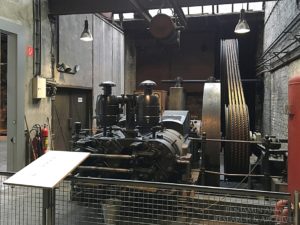 Diesel engine in Solingen Germany scissor factory