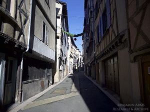 Street view in Thiers France