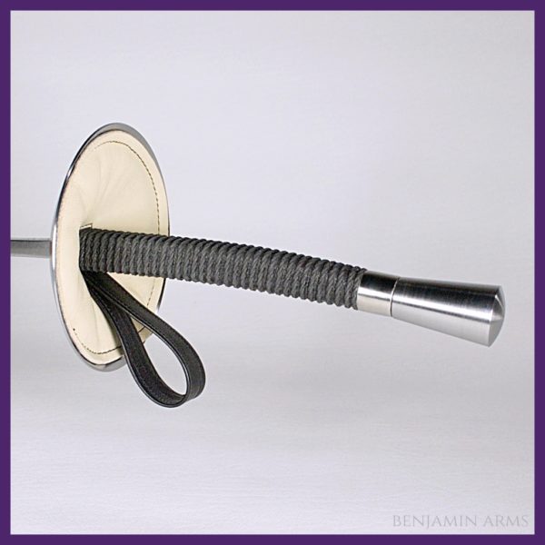 Versatile French foil with martingale for foil and dagger fencing