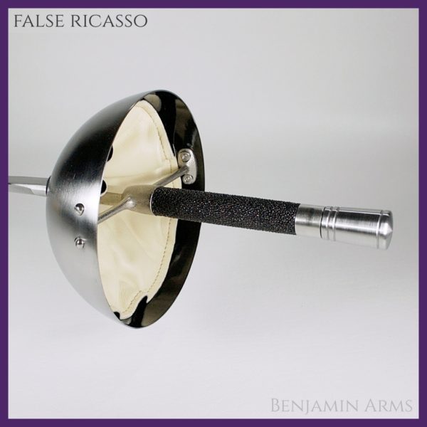 Italian fencing epee with false ricasso