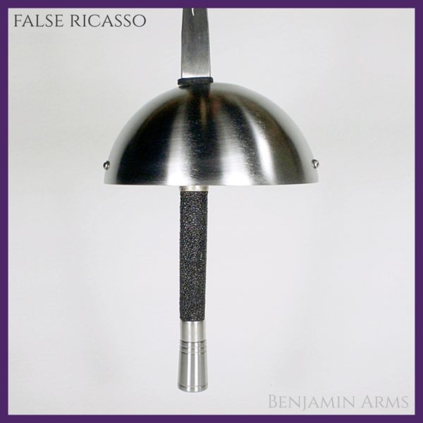 Classical Italian fencing epee with false ricasso