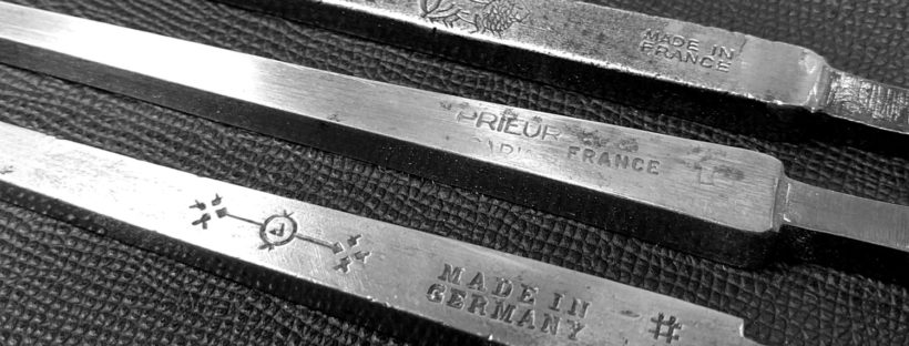Fencing sword makers marks Solingen, G. Pion and Prieur