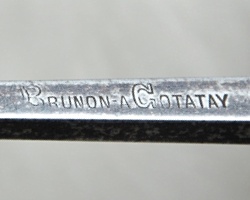 Brunon a Cotatay fencing sword makers mark